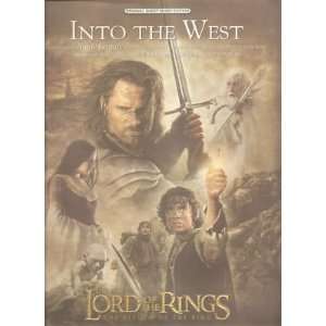  Sheet Music Into The West Annie Lenox Lord Of The Rings 