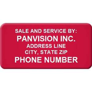   , Phone Number AlumiGuard Metal Tag (Matte), 2 x 1