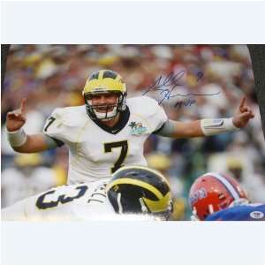  Chad Henne (Michigan Wolverines) Signed Autographed 16x20 