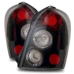  99 02 Mazda Protege 5Dr Black Tail Lights Automotive