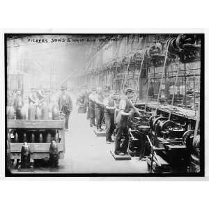 Photo Assembly line in Vicker Sons and Maxim Gun Factory 