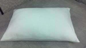 Standard Size Shredded Visco Memory Foam Pillow w/ Sewn Sleeve Cover 