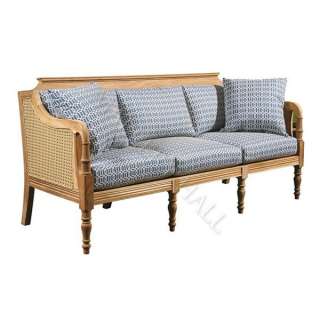 Natural Teak Sofa Cane Accents Cushions  