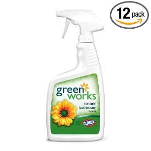  Clorox Greenworks General Bathroom Cleaner Spray, 24 Ounce 