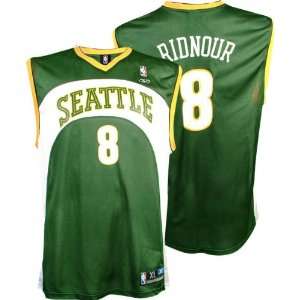 Luke Ridnour Seattle Super Sonics Replica Green NBA Jersey  
