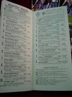 Horse Racing Program DEL MAR Race Track 1980 EXPLODED  