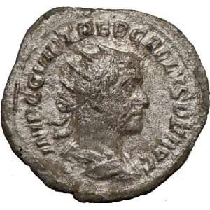 Trebonianus Gallus 251AD Ancient Authentic Silver Roman 