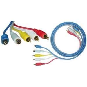  All In One, 3 x RCA / S Video / Toslink, 1.5 Meter (5 ft 