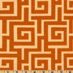   /Mill Creek Oshie Orange Fabric By The Yard Arts, Crafts & Sewing