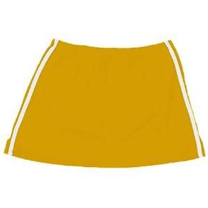  Cheerleaders A Line Skirt With Shorts 2 Stripes GOLD A2XL 