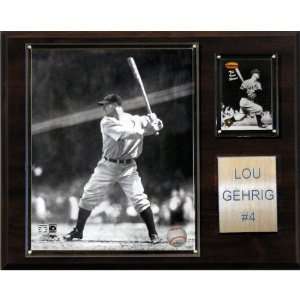 MLB Lou Gehrig New York Yankees Player Plaque