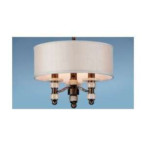 Authenticity Lighting 15 0006 03 11 Tambour 3 Light Mini Chandelier in 