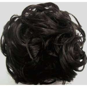  7 PONY FASTENER Hair Scrunchie Wig KATIE #2 DARKEST BROWN 