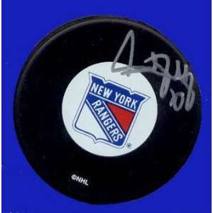  Sandy McCarthy Autographed Hockey Puck