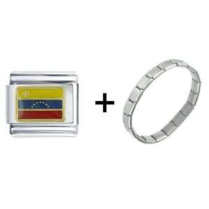    Pugster Flag Of Venezuela Italian Charm Bracelet Pugster Jewelry