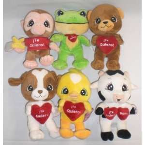  Hearry Bams 11 Plush Valentines Day Set of 6 By DTM Toys 