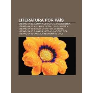  Australia, Literatura de Austria, Literatura de Bolivia (Spanish