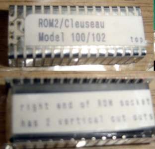ROM2 Cleuseau TRS 80 100 / 102 Manual & Rom Chip 1985  