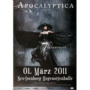  Apocalyptica   7th Symphony 2011   CONCERT   POSTER from 