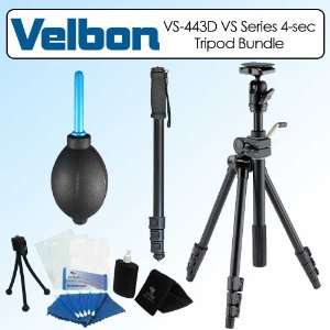  Velbon VS 443D VS Series 4 section 3 Position Legs Geared 