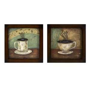  IMAX Stylized Set Of Two CafÉ Oil Paintings Are Full Of 