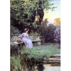  A Moments Peace by Alfred Glendenning   28 x 21 inches 