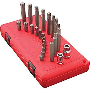 24 Piece Ribe Bit Socket Set SUN9724 613364050033  