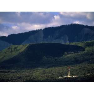  Gas Drilling Rig at the Foot of the Roan Plateau 