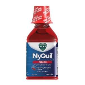  Vicks 44 Nyquil Cough Relief Liquid, Cherry, 8 Ounce 