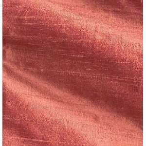 54 Wide Promotional Dupioni Silk Fabric Iridescent Coral Rose By The 