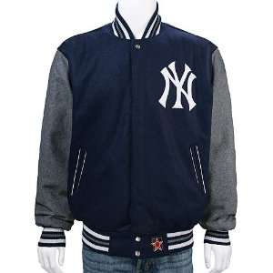   York Yankees Wool/Nylon Reversible Varsity Jacket