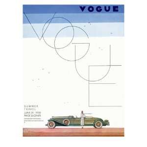  Vogue Cover   June 1930 Premium Giclee Poster Print