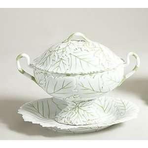  Jade Leaf Tureen in Ivory