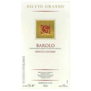  2007 Silvio Grasso Barolo Bricco Luciani 750ml Grocery 