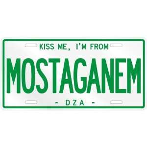   AM FROM MOSTAGANEM  ALGERIA LICENSE PLATE SIGN CITY