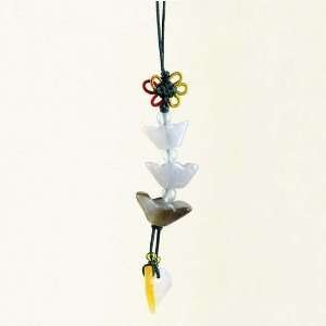 Mini Jade Ornament/hanger   Good Fortune   Ingots