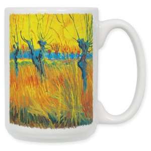  Van Gogh   Pollard Willow & Sunset Coffee Mug Kitchen 