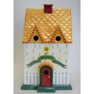    Home Sweet Home Birdhouse Cookie Jar By Vandor