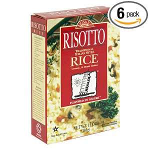RiceSelect Risotto, Arborio Rice 12 Ounce Boxes (Pack of 6)