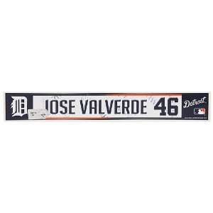  Detroit Tigers Jose Valverde 2012 Spring Training Locker 