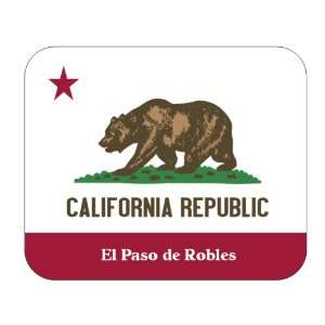   Flag   El Paso de Robles, California (CA) Mouse Pad 