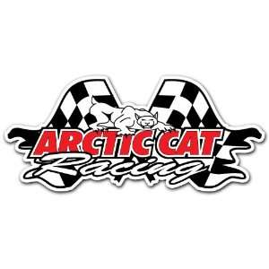  Arctic Cat Snowmobile Racing Car Bumper Sticker 7x3 