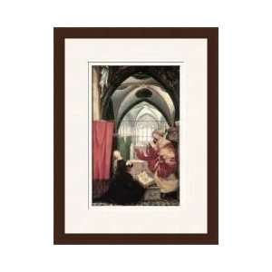  Isenheim Altarpiece Annunciation Framed Giclee Print