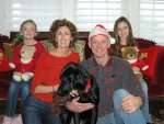 Wonderful Christmastime 2010, with family Joan, Emma, Lily, & Daisy