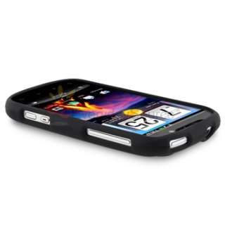    On Rubber Hard Case Cover+LCD Guard For HTC Amaze 4G T Mobile  