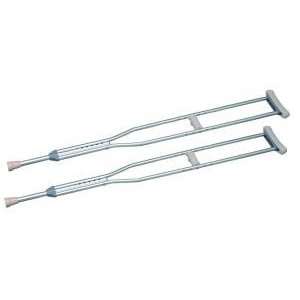  Aluminum Push Button Crutches, Youth, 2 pair/ctn, 37   45 