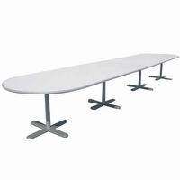 18ft Steel Case Vecta Large Modular Conference Table  