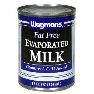  Wgmns Evaporated Milk, Fat Free, 12 Fl.oz, (Pack of 2 