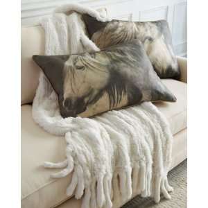  RightFacing Camargue Horse Pillow