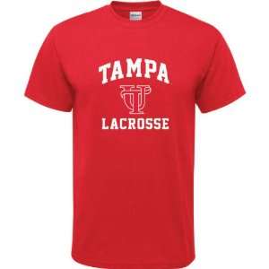  Tampa Spartans Red Youth Lacrosse Arch T Shirt Sports 